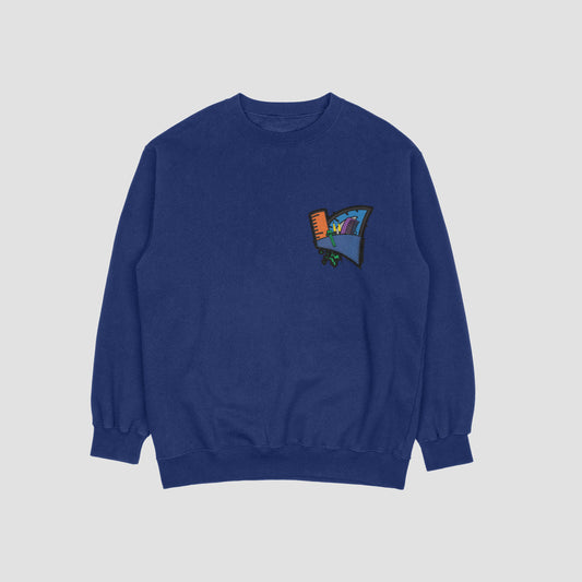 Pocket Square Crew Neck