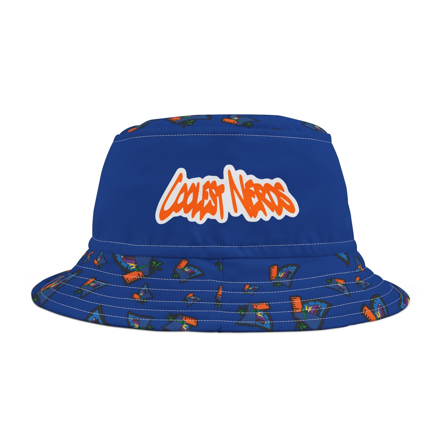 Pocket Square Pattern Bucket Hat